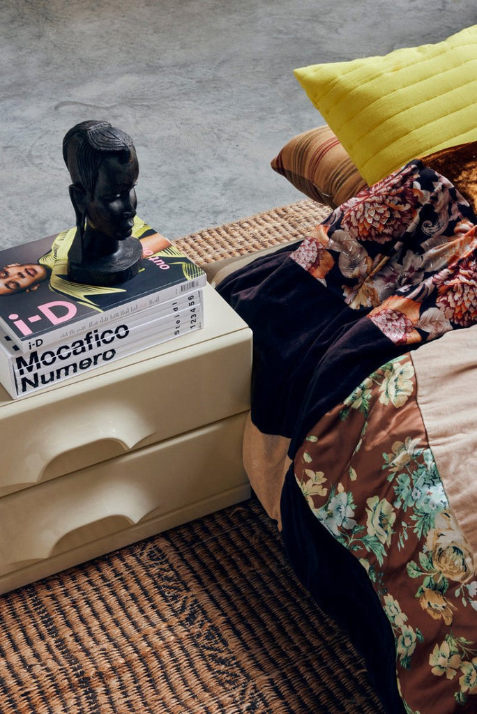 Chest of 2 drawers, cream - House of Orange