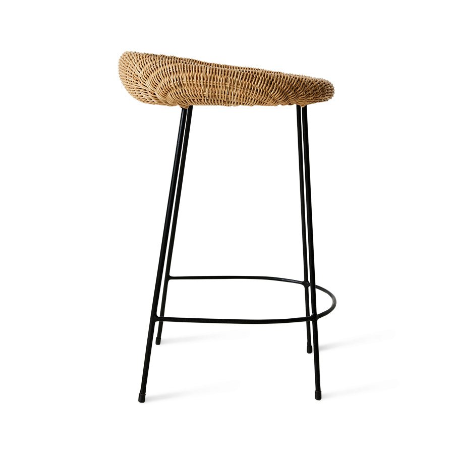 Wicker barstool - House of Orange