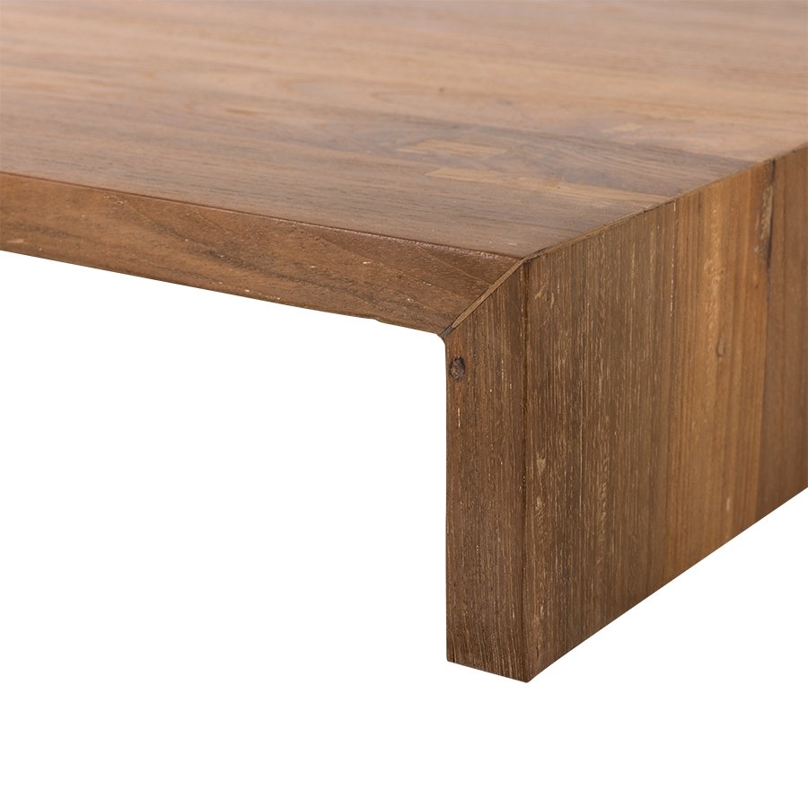 Wooden Plateau Medium, Natural Teak - House of Orange