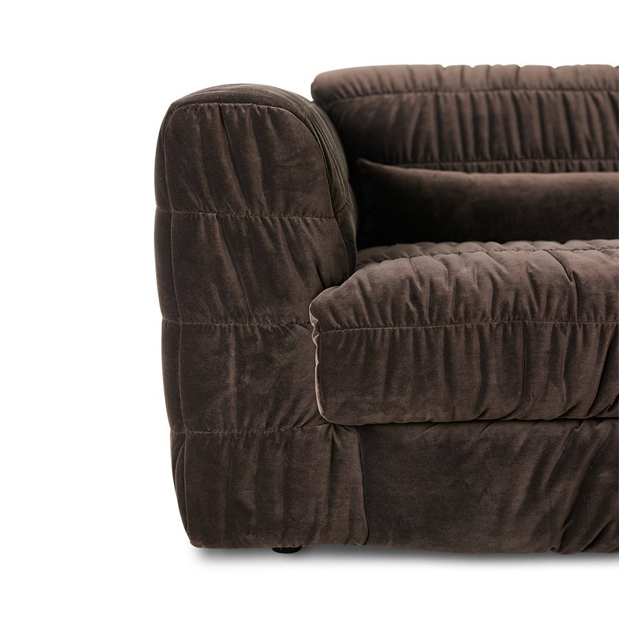 CLUB COUCH: ROYAL VELVET, ESPRESSO - House of Orange