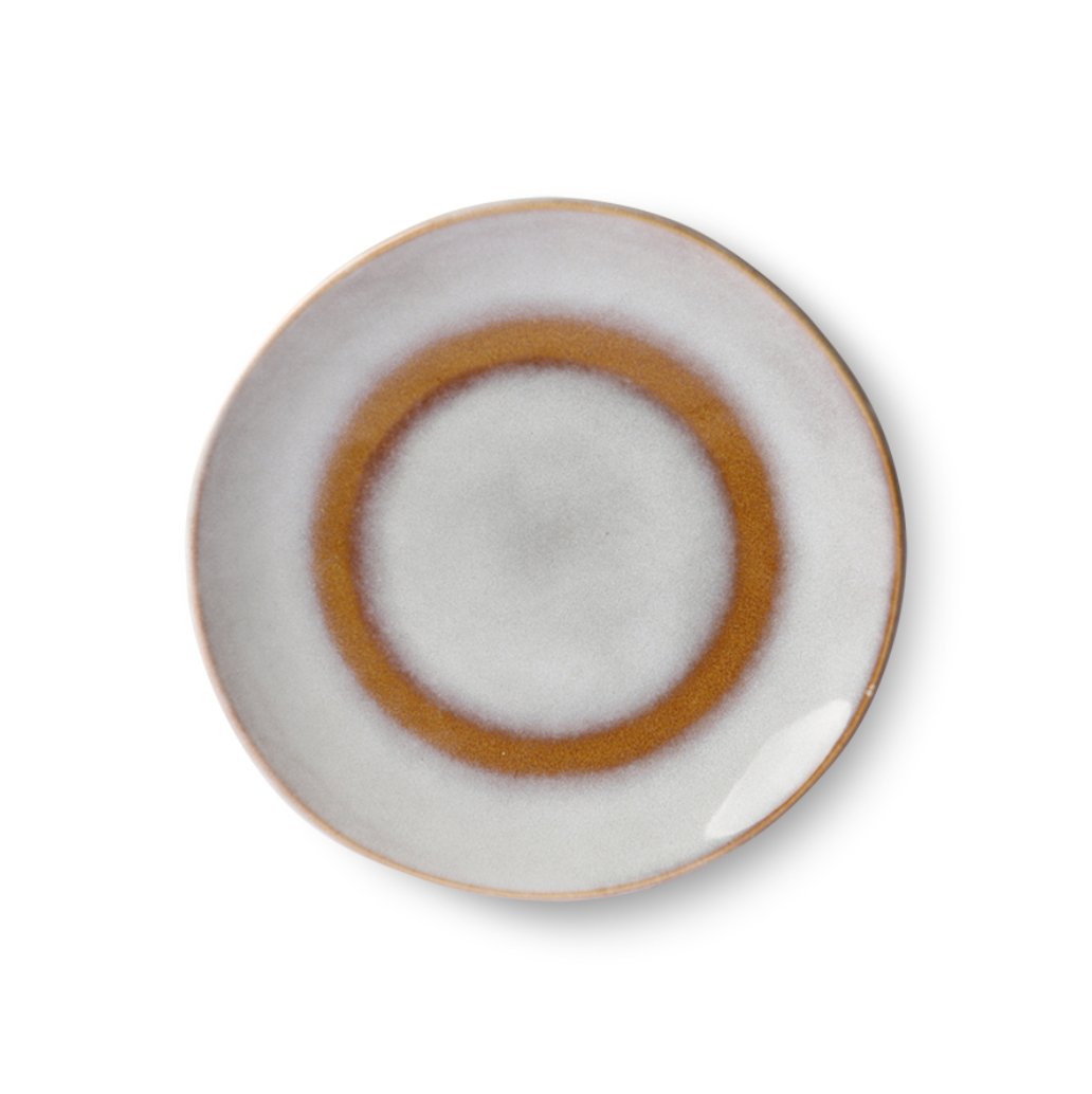 70's Ceramics Dessert Plate - Snow - House of Orange