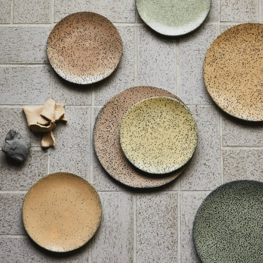 Gradient Ceramics: Dinner Plate, Green (Set of 2) - House of Orange