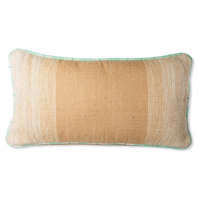 hand woven wool cushion camel (38x74) - House of Orange