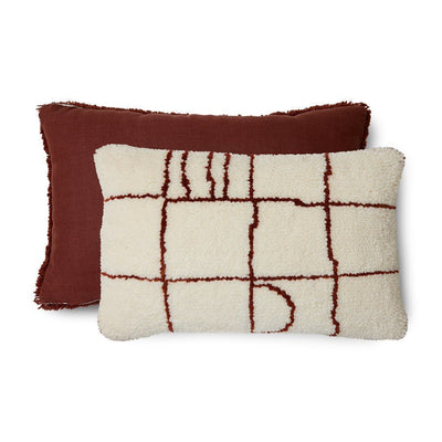 Woolen cushion easy (60x40cm) - House of Orange