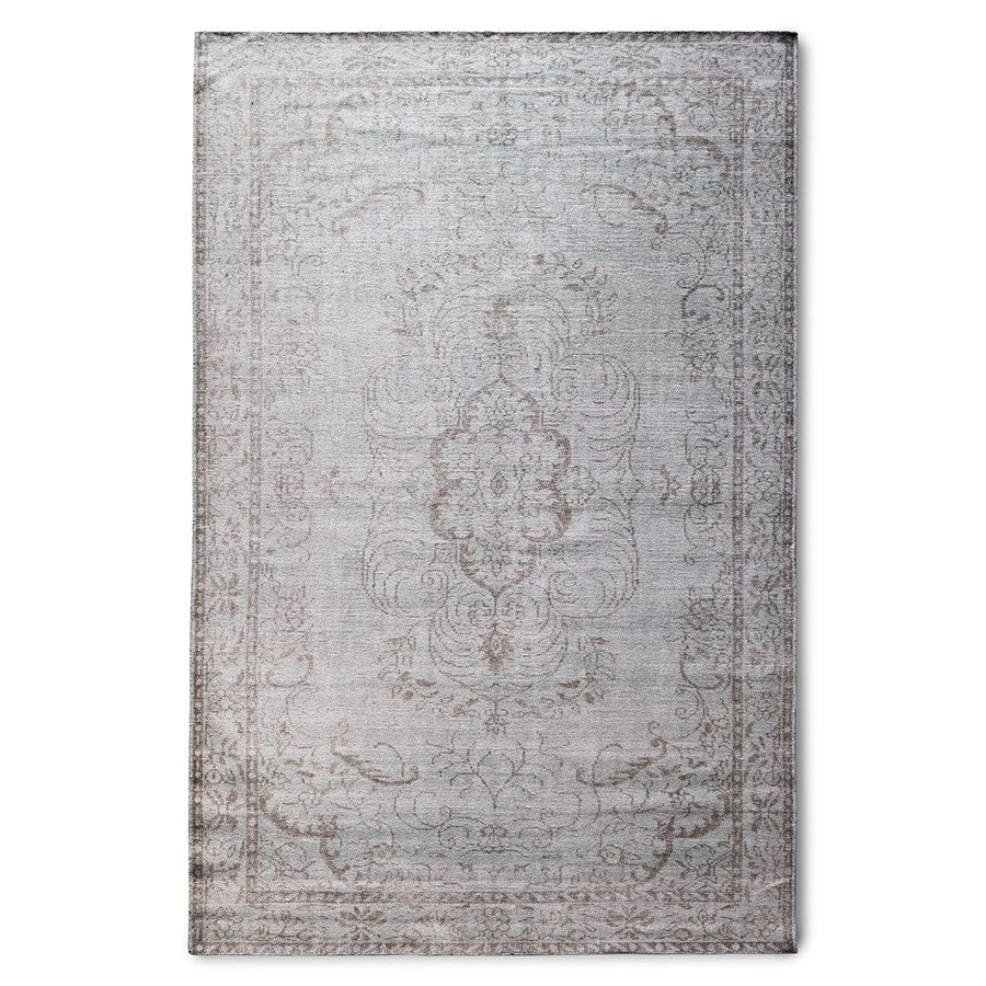 Wool Knotted Rug Grey/Green (180X280) - House of Orange