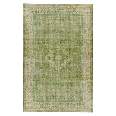 Wool Knotted Rug Green (200X300) - House of Orange