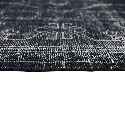 Hand knotted woolen rug black (200x300cm) - House of Orange