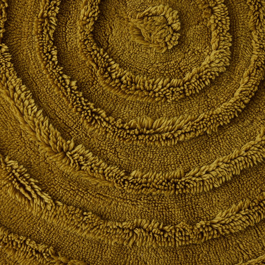 Round woollen rug seaweed (150cm) - House of Orange