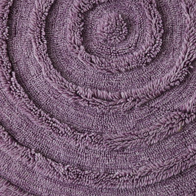 Round woollen rug lilac (150cm) - House of Orange