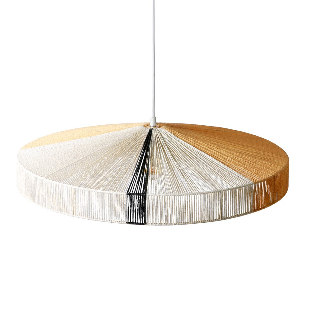  HK Living | Pendant rope lamp black stripe | House of Orange Melbourne