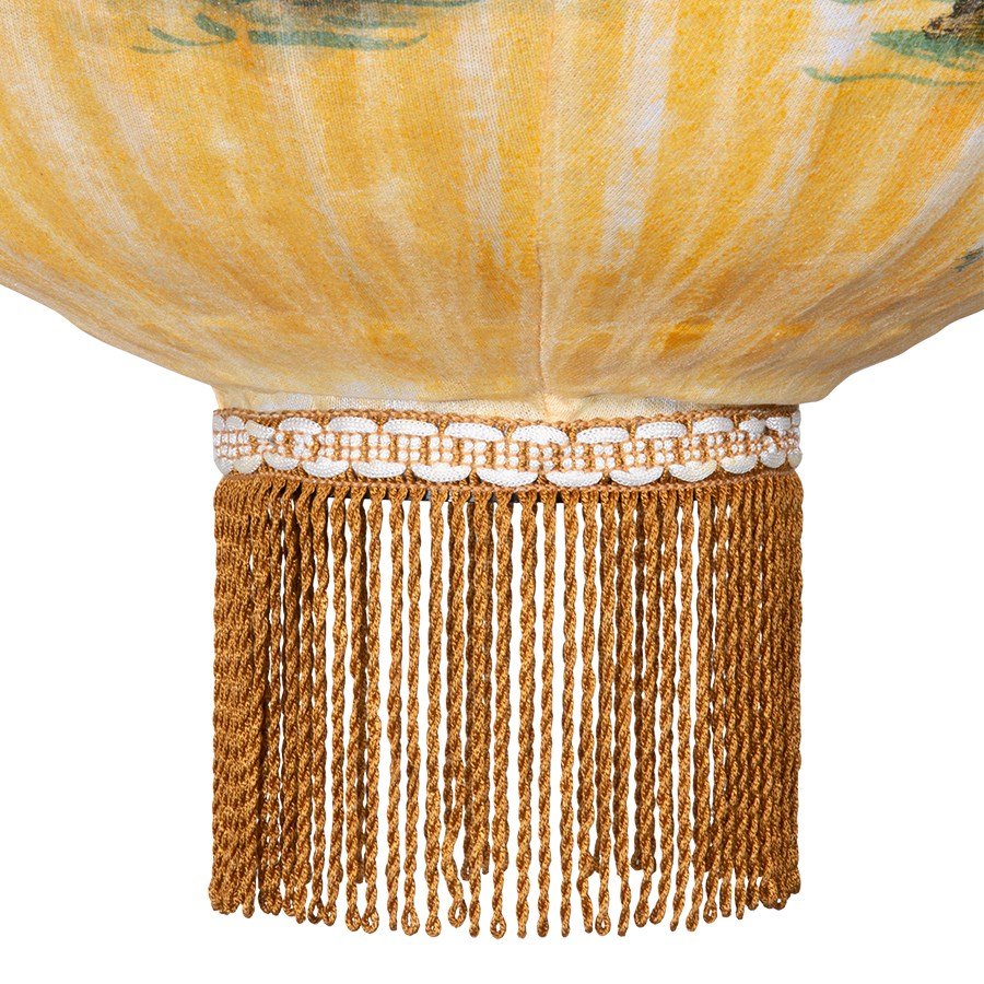 Traditional Lantern Landscape Painting Oval L - House of Orange