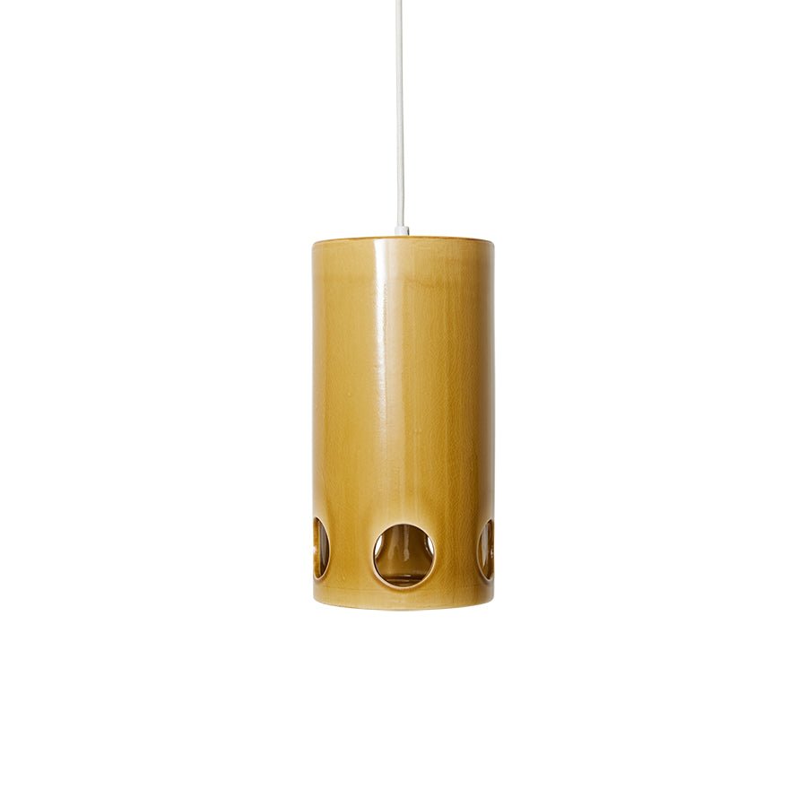 Ceramic pendant lamp Mustard - House of Orange