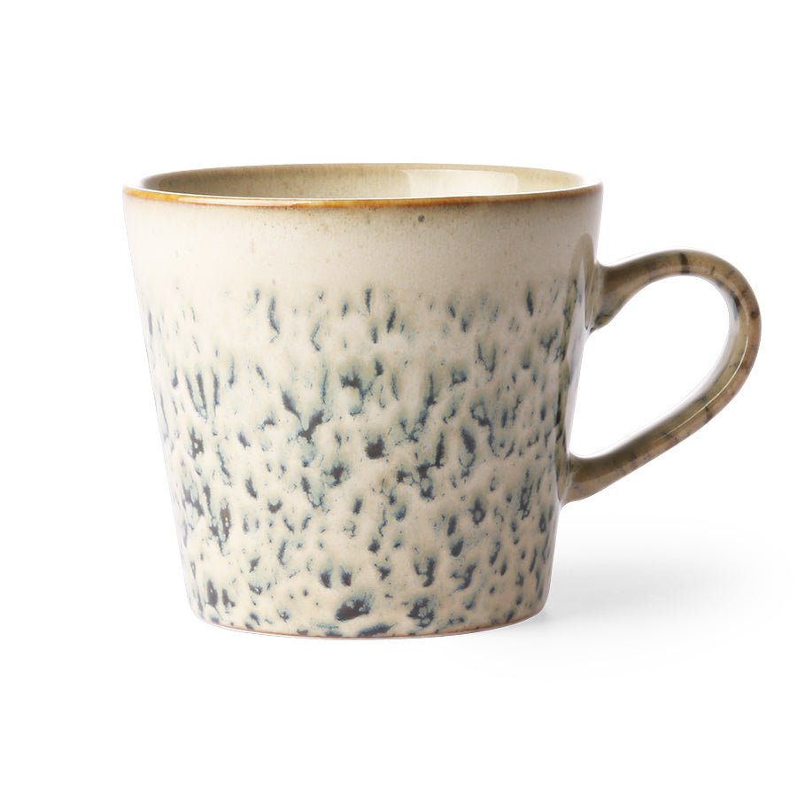 70'S Ceramics: Cappuccino Mug 300ml, Hail - House of Orange