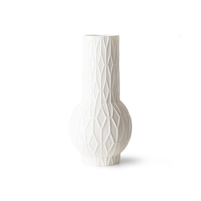 Matte White Porcelain Vases (Set of 4) - House of Orange