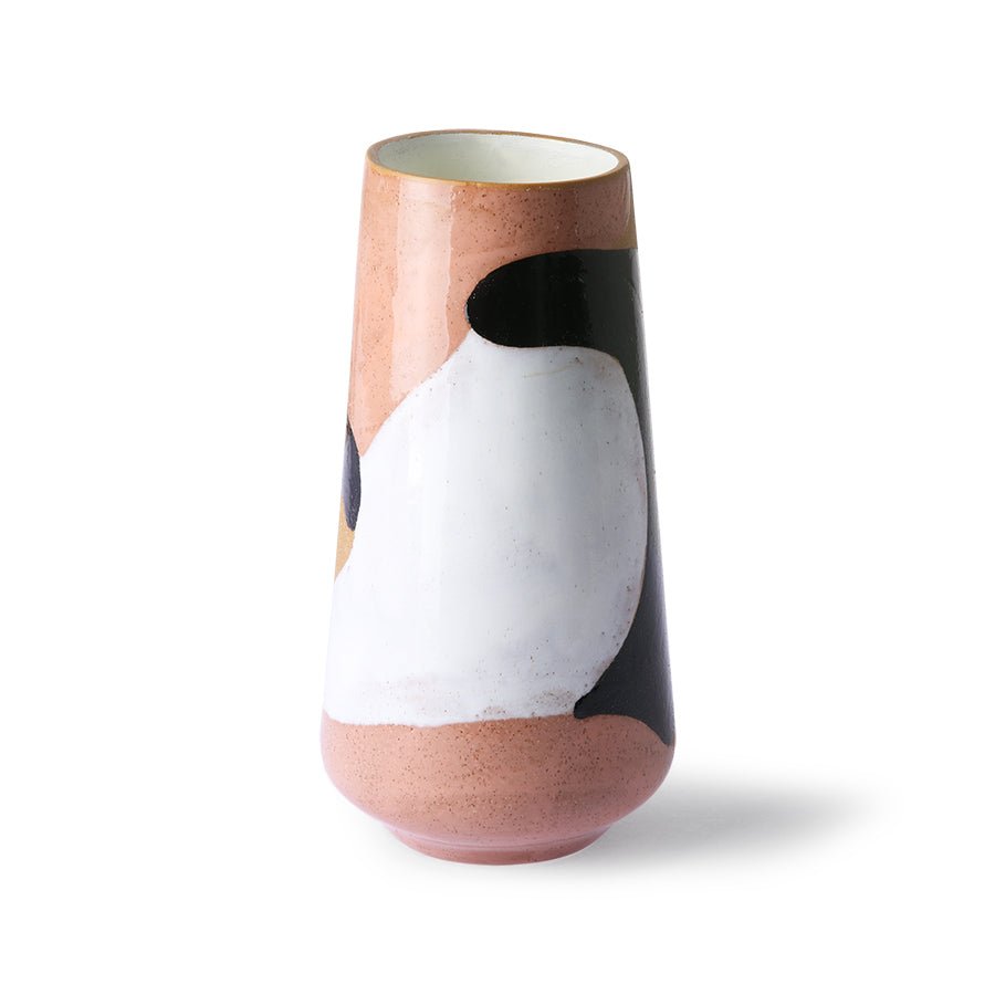 Hand Painted Ceramic Flower Vase - House of Orange