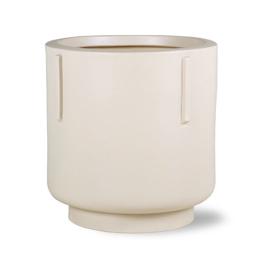 Footed Pot Earthenware Cream - House of Orange