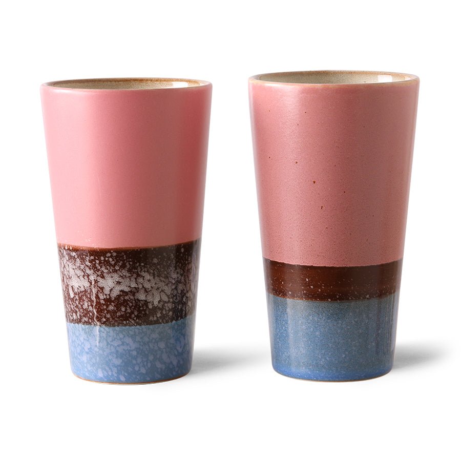 70's Ceramics Latte Mug 280ml Reef - House of Orange