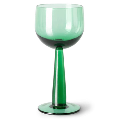 The Emeralds Wine Glass Tall Fern Green (Set of 4) - House of Orange