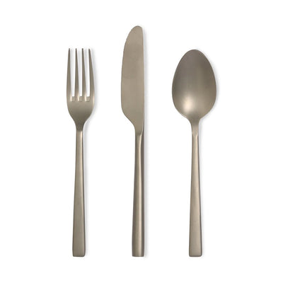 frosted metal cutlery (Set of 3) - House of Orange