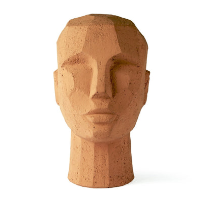 Abstract Head Sculpture Terracotta - House of Orange