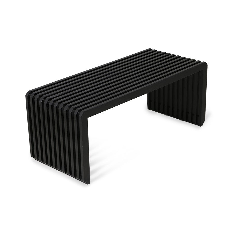 Slatted Bench/Element, Black - House of Orange