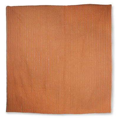 Patched Cotton Striped Bedspread (240x260cm) - House of Orange