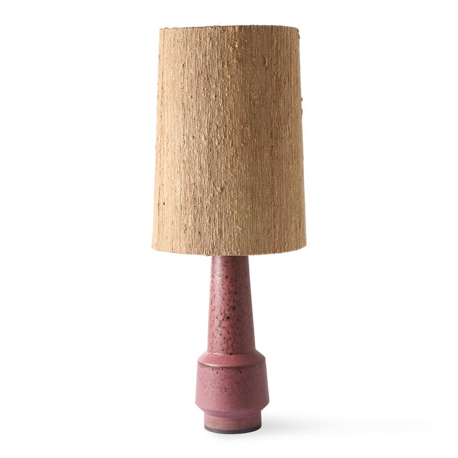 Cone Lamp Shade Silk, Brown - House of Orange