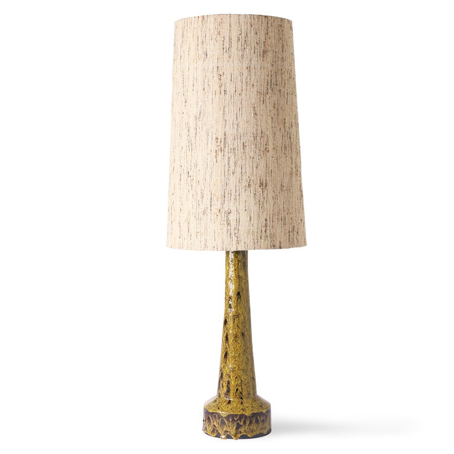 Cone Lamp Shade Silk Natural (36cm) - House of Orange