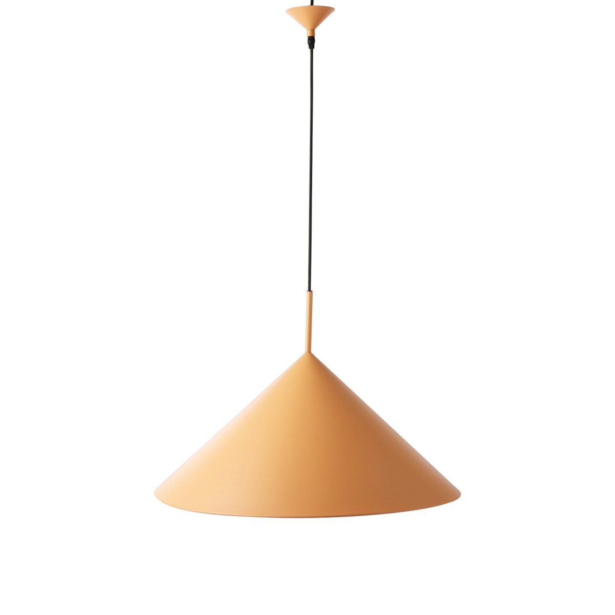 Metal Triangle Pendant Lamp L Peach - House of Orange