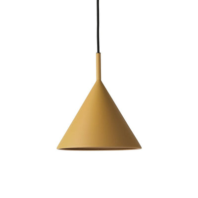 Metal Triangle Pendant Lamp M Ochre - House of Orange