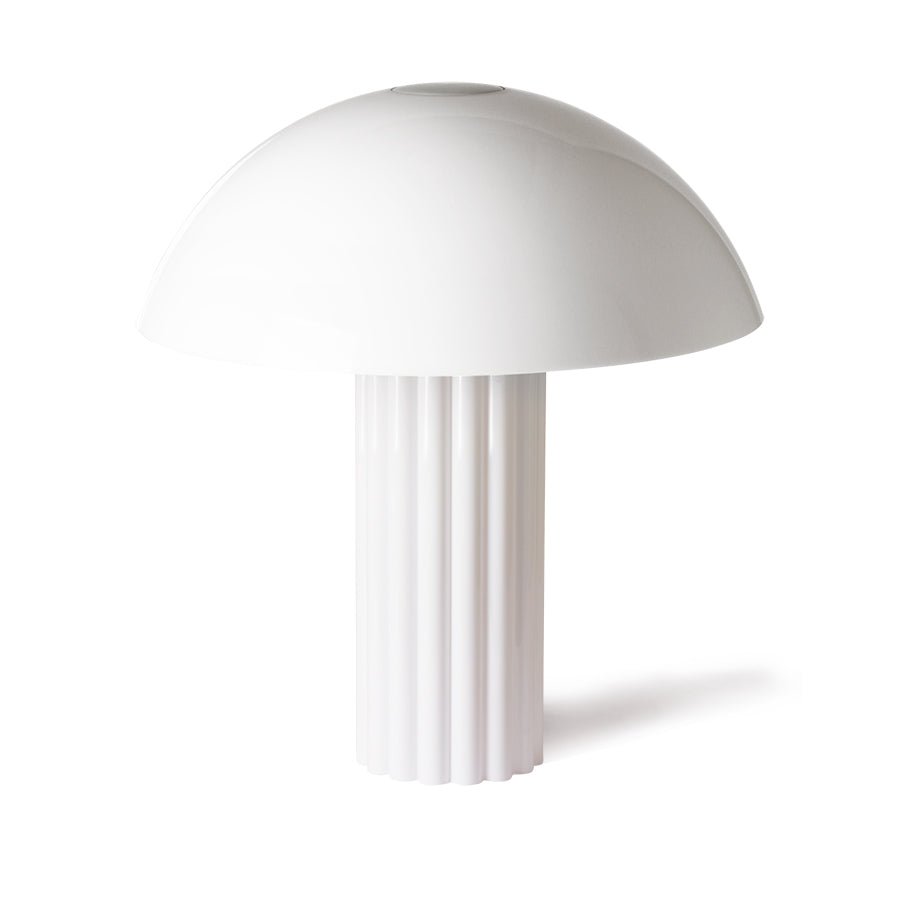 Acrylic Mushroom Table Lamp White - House of Orange